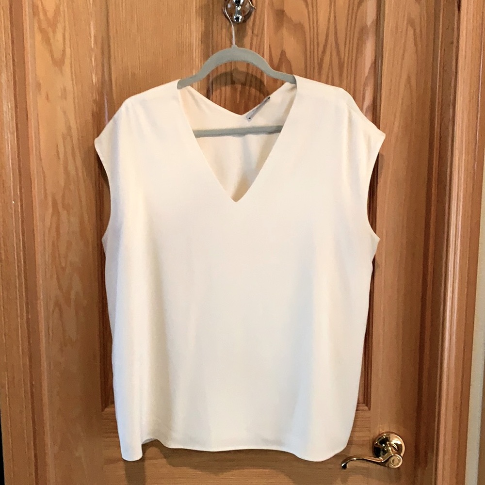 MM LaFleur Joan top in ivory XL (= size 14)